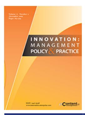 Open technological innovation 의 결정요인 framework — 4 네트워크 + 인적 자원 + 시장 구조 + 내부 요인이 3 혁신 유형 (new product/improved product/process) 에 차별적으로 작용.